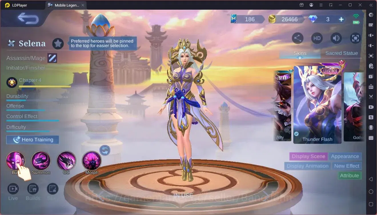 Mobile Legends: Bang Bang Accounts Collector Global |Hero 111|Skin 249|Renowned|KOF Karina|Luckybox Leomord,Selena,Change|CC 19