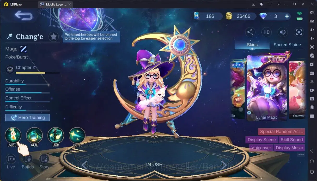 Mobile Legends: Bang Bang Accounts Collector Global |Hero 111|Skin 249|Renowned|KOF Karina|Luckybox Leomord,Selena,Change|CC 20