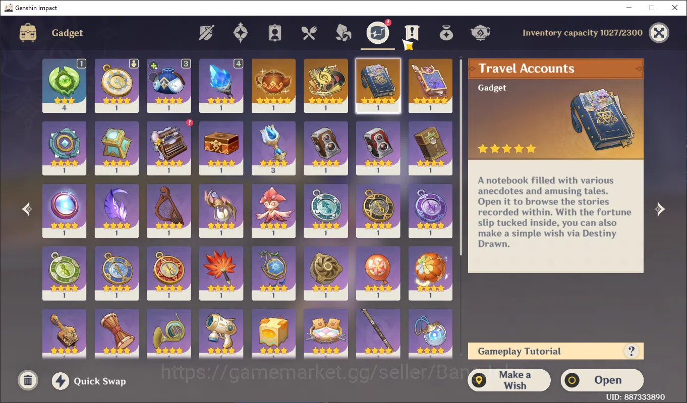 Genshin Impact Accounts ASIA | AR 59, raiden, arlechino, bennet, Zhongli,  image 10