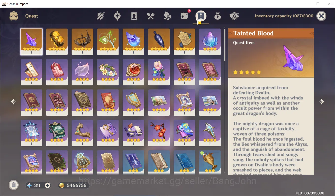 Genshin Impact Accounts ASIA | AR 59, raiden, arlechino, bennet, Zhongli,  image 11