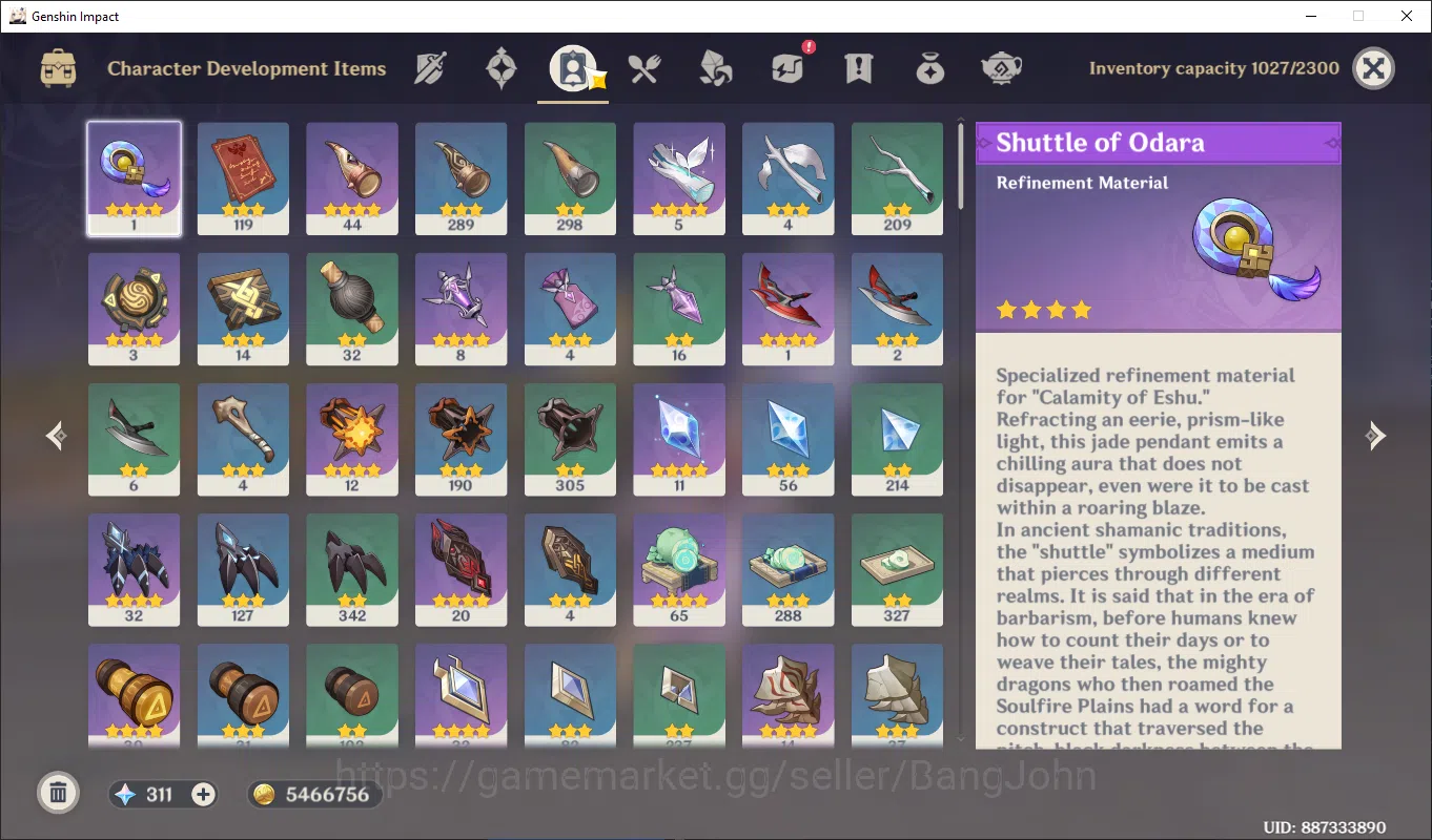 Genshin Impact Accounts ASIA | AR 59, raiden, arlechino, bennet, Zhongli,  image 8