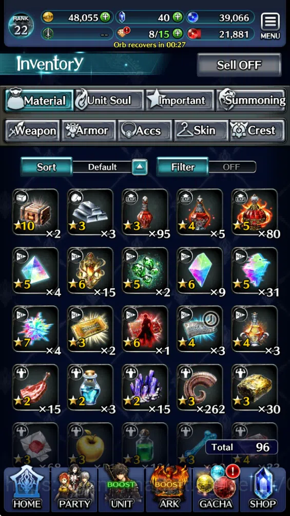Last Cloudia Accounts Low-End GLOBAL Rank 22| Collab DMC (Vergil) + TopTierUnits (SMSera, A Rolland & Zaix, GH Adel, B 3