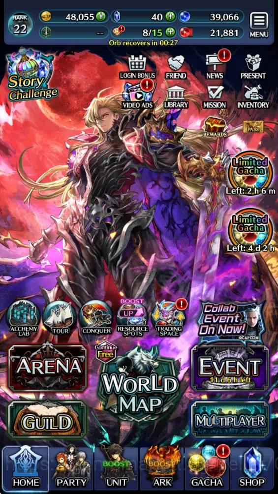 Last Cloudia Accounts Low-End GLOBAL Rank 22| Collab DMC (Vergil) + TopTierUnits (SMSera, A Rolland & Zaix, GH Adel, B 5