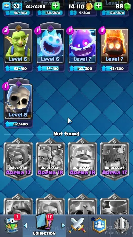 Clash Royale Accounts Lv 23|Trophy 4306|KTL 9|Total Card 75|1 Hero 1 EVO image 10
