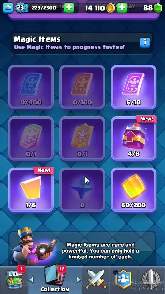 Clash Royale Accounts Lv 23|Trophy 4306|KTL 9|Total Card 75|1 Hero 1 EVO image 12
