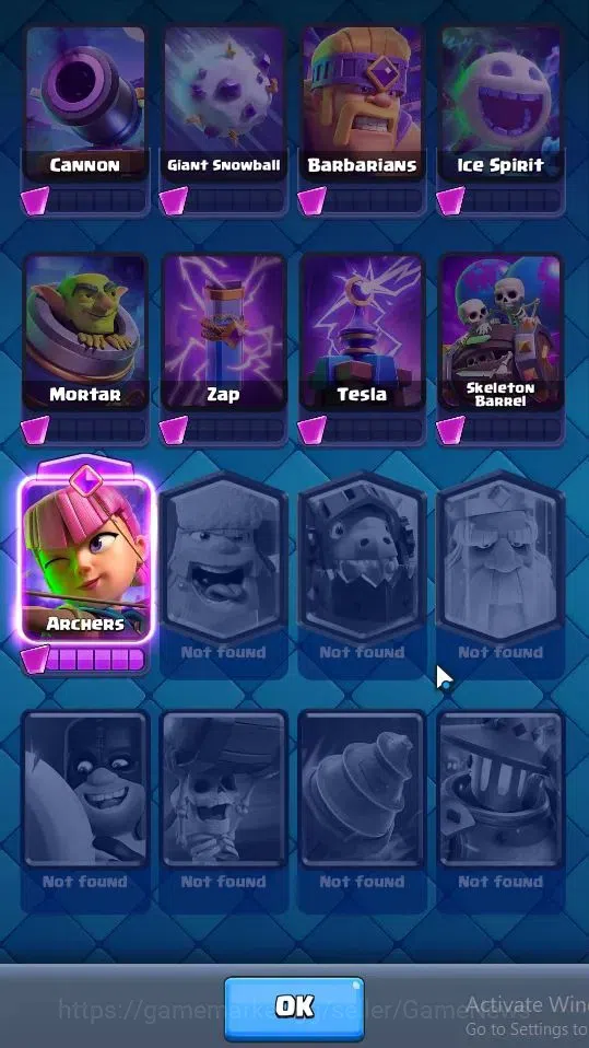 Clash Royale Accounts Lv 23|Trophy 4306|KTL 9|Total Card 75|1 Hero 1 EVO image 13