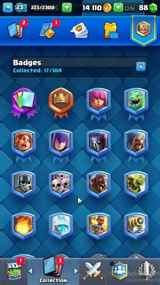 Clash Royale Accounts Lv 23|Trophy 4306|KTL 9|Total Card 75|1 Hero 1 EVO image 16