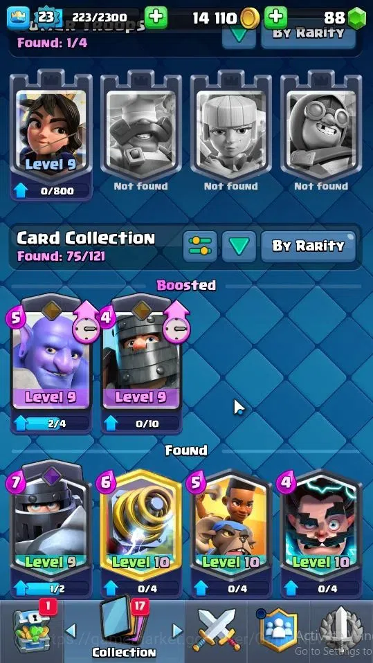 Clash Royale Accounts Lv 23|Trophy 4306|KTL 9|Total Card 75|1 Hero 1 EVO image 5
