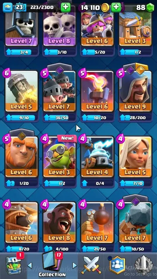 Clash Royale Accounts Lv 23|Trophy 4306|KTL 9|Total Card 75|1 Hero 1 EVO image 7