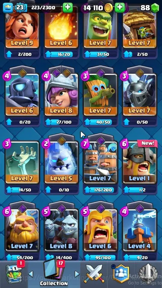 Clash Royale Accounts Lv 23|Trophy 4306|KTL 9|Total Card 75|1 Hero 1 EVO image 8