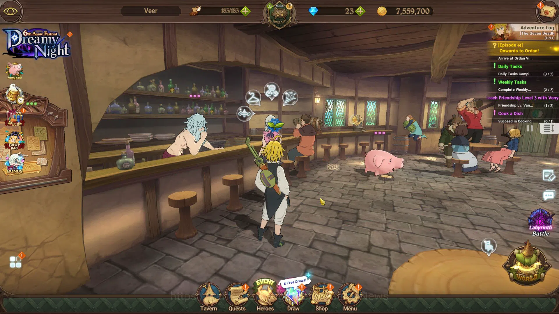 The Seven Deadly Sins: Grand Cross Starter Global|1,1M CC|Starter Ch4| 5 UR |Merlin&Escanor,O image 1