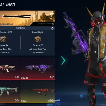 Blood Strike Accounts Collab Skin ASIA|1 eternal:QBZ95-Whisper+Collab-M4A1-Battleoffaith|other:Ultra Galil-Knight|4
