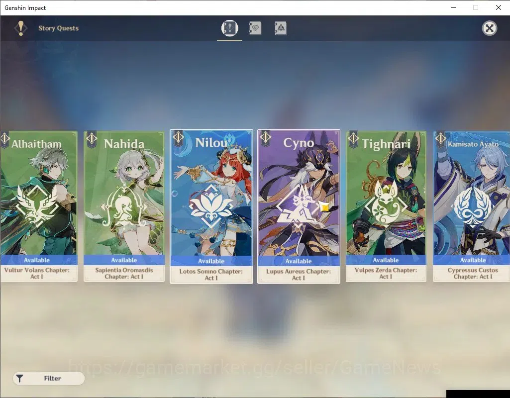 Genshin Impact Accounts Asia|AR56|PremTeam Flins+Zibai|6Limited+1(*5WEP)|C image 15