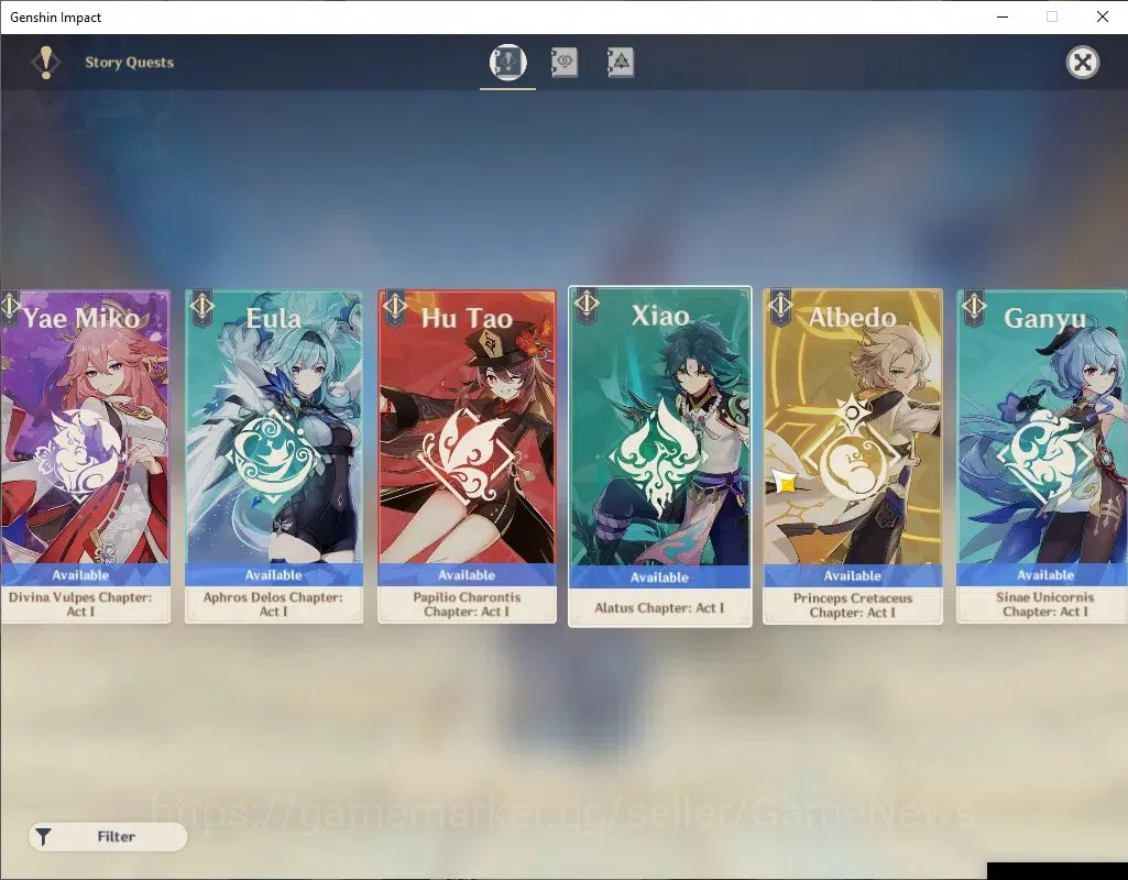 Genshin Impact Accounts Asia|AR56|PremTeam Flins+Zibai|6Limited+1(*5WEP)|C image 16