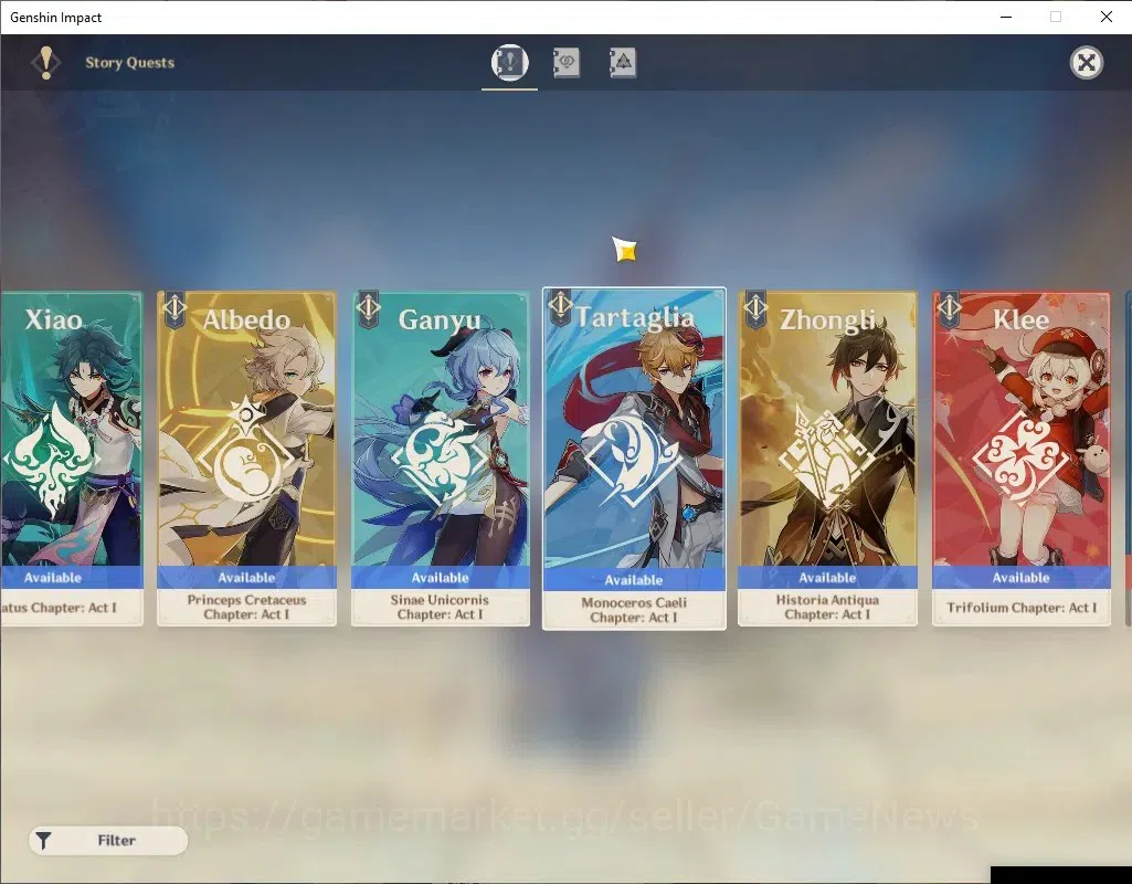 Genshin Impact Accounts Asia|AR56|PremTeam Flins+Zibai|6Limited+1(*5WEP)|C image 17