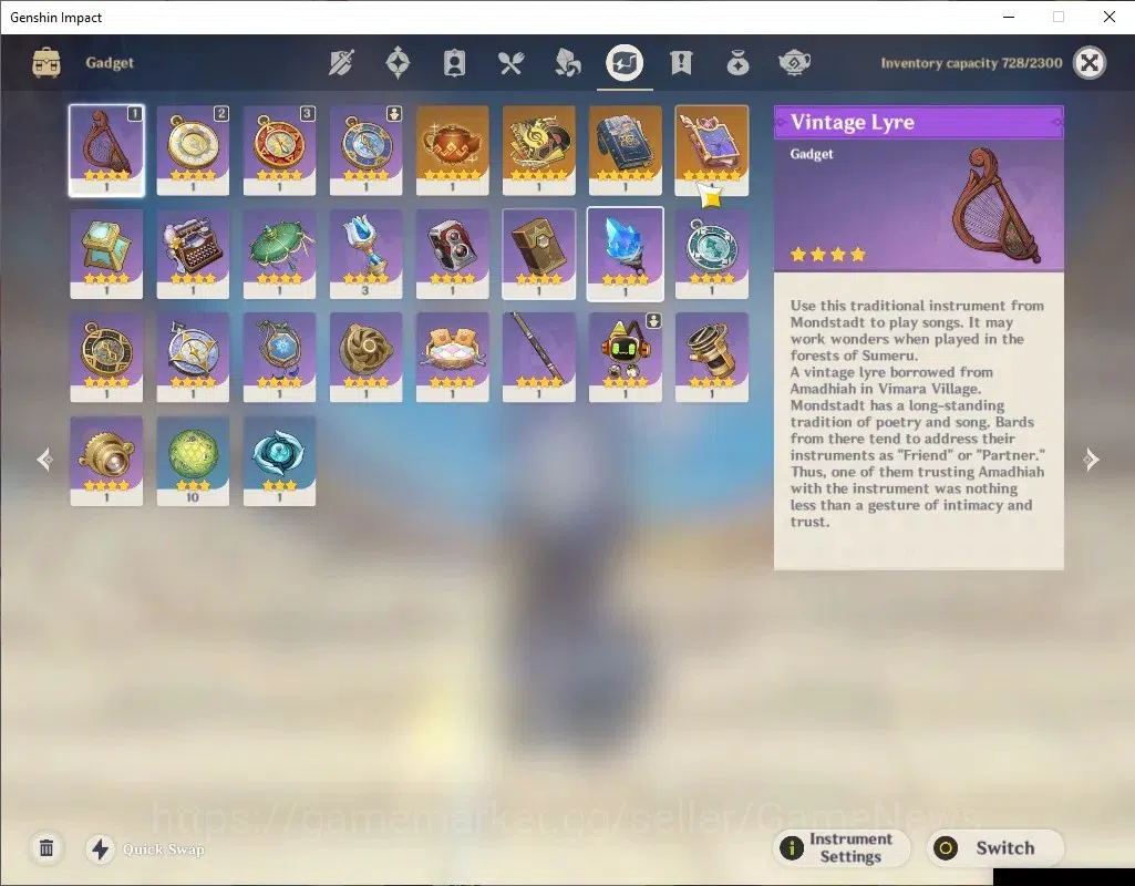 Genshin Impact Accounts Asia|AR56|PremTeam Flins+Zibai|6Limited+1(*5WEP)|C image 7