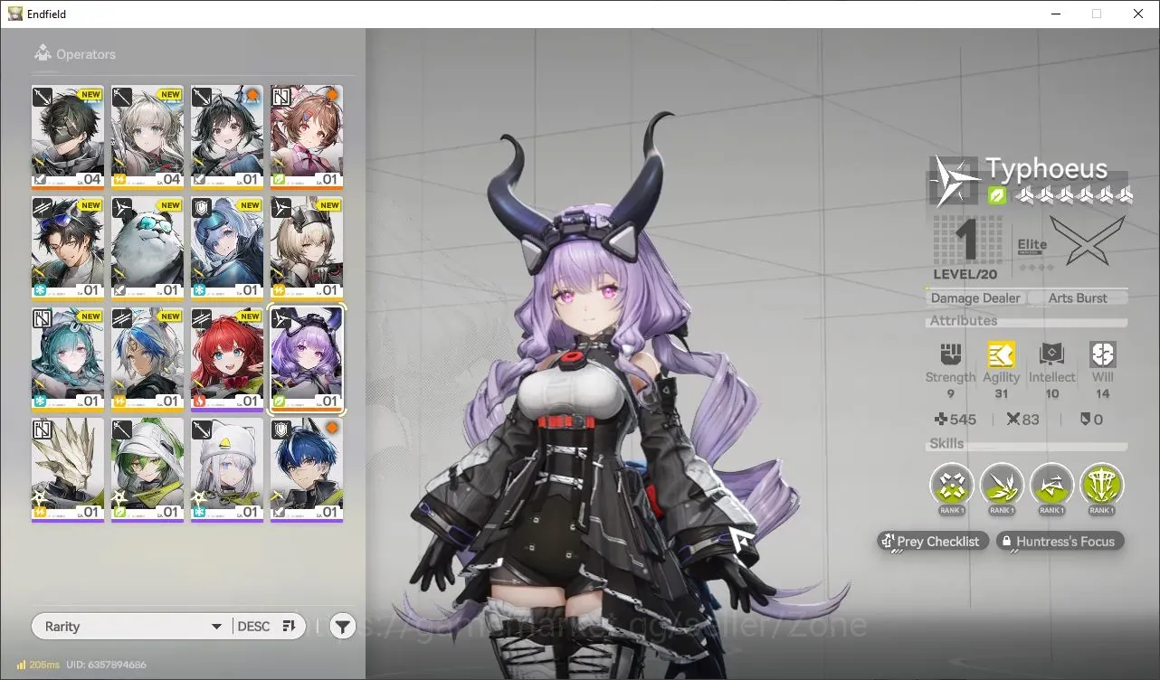Arknights: Endfield Accounts NA/EU | Starter Ch 1 Process 1| 1 Lim : Typhoeus + Ardelia | MC Male|Check SS|TakeMail|END914Z 1