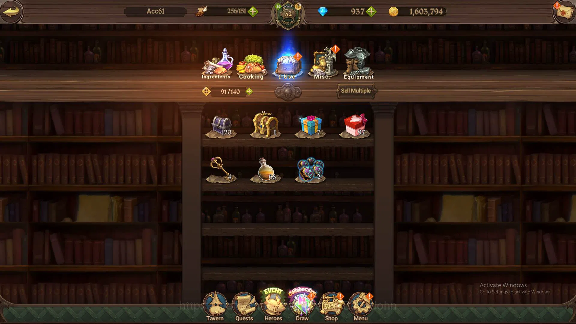 The Seven Deadly Sins: Grand Cross Accounts GLOBAL|1.7M CC|DM 937+LS 100|LR Helbram|UR Meresca image 4