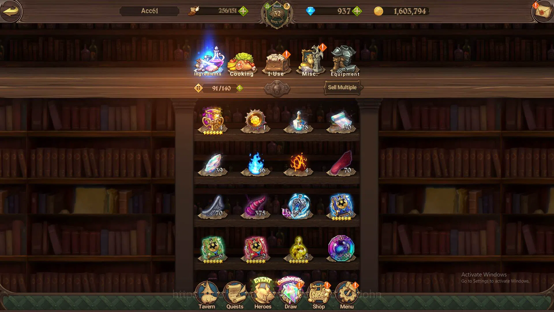 The Seven Deadly Sins: Grand Cross Accounts GLOBAL|1.7M CC|DM 937+LS 100|LR Helbram|UR Meresca image 6