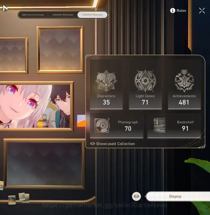 Honkai Star Rail Accounts Asia|TL 65|Premium Sparxie+Sign|12 Limited|Evanesc image 3