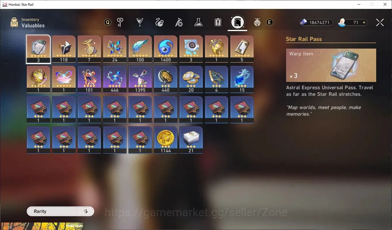Honkai Star Rail Accounts ASIA|TL70|8x Lv80 Lim Char: Silver Wolf, Kafka, Ru image 15