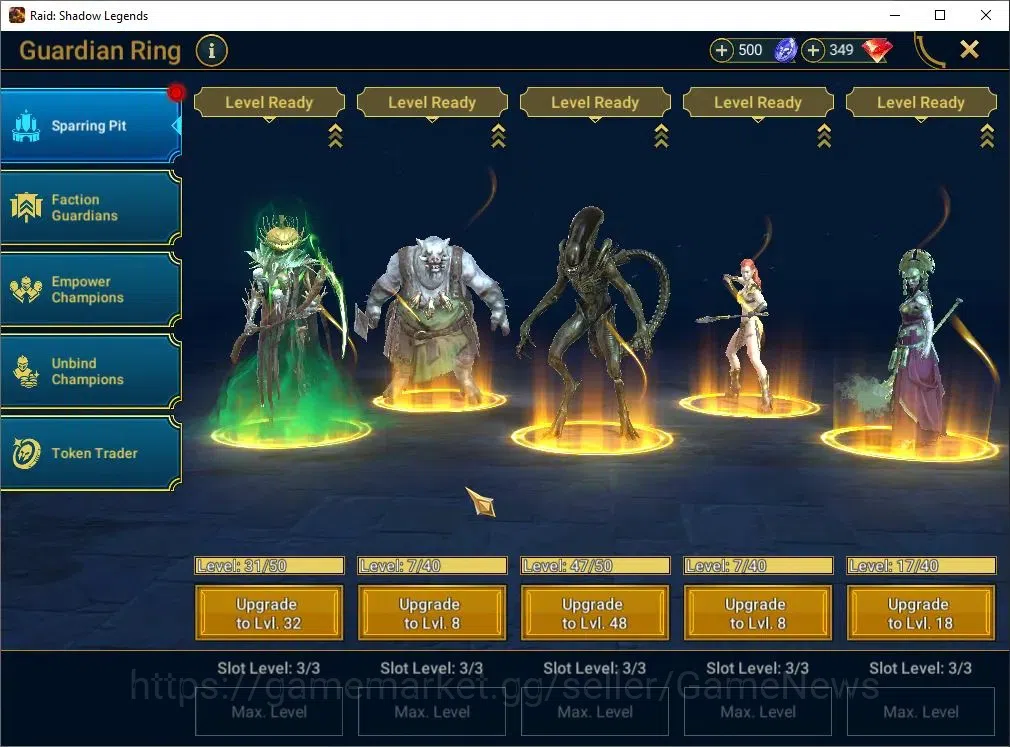 Raid: Shadow Legends Accounts Lv 54|979K Power|1 key UNM|1 Mythical (Nell Blackt image 13