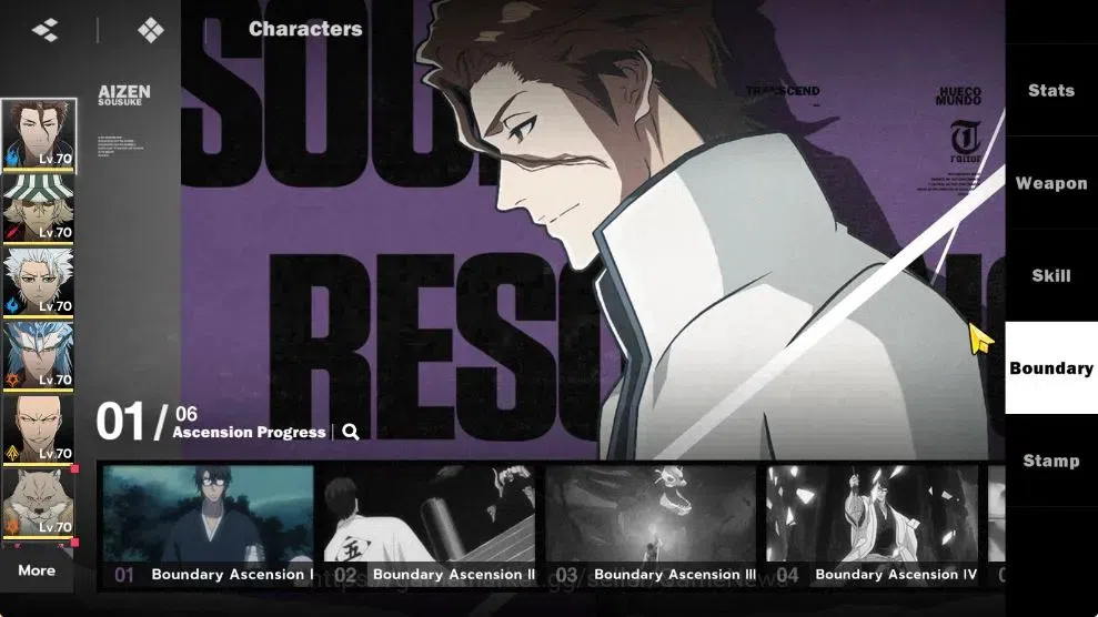 BLEACH: Soul Resonance Accounts NuverseSEA|LV 59|9 SSR [Grimmjow-Res,Toshiro,Aizen image 10