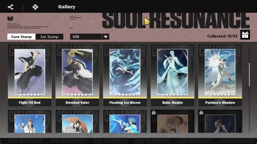 BLEACH: Soul Resonance Accounts NuverseSEA|LV 59|9 SSR [Grimmjow-Res,Toshiro,Aizen image 4