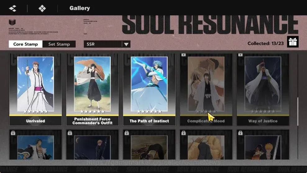 BLEACH: Soul Resonance Accounts NuverseSEA|LV 59|9 SSR [Grimmjow-Res,Toshiro,Aizen image 5