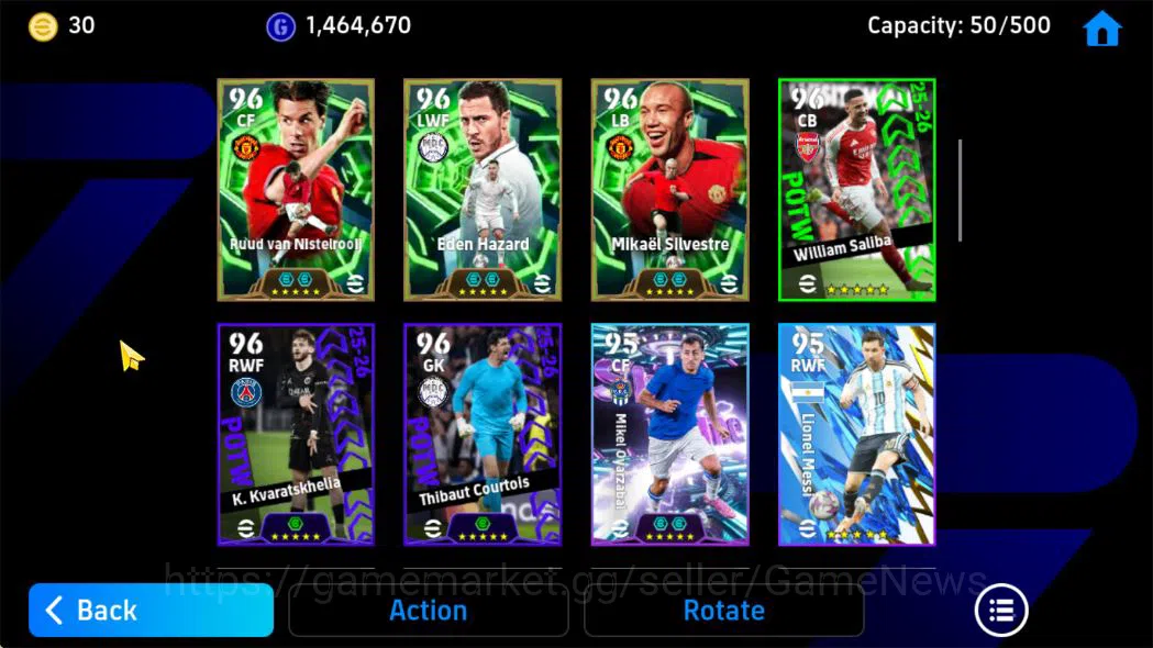 eFootball Accounts Mid-Tier Mobile|BlitzCurler(NeymarJr),VisionaryPass(Rijkaard),L Messi,Willpower(Dirk Kuyt),Phenom 13