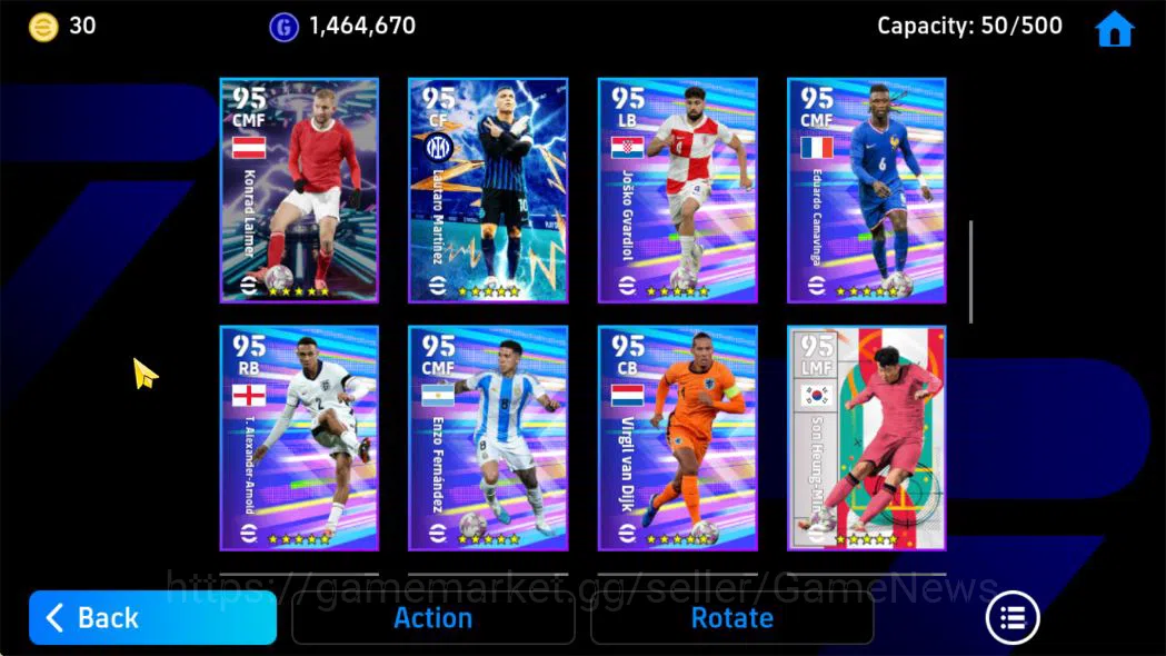 eFootball Accounts Mid-Tier Mobile|BlitzCurler(NeymarJr),VisionaryPass(Rijkaard),L Messi,Willpower(Dirk Kuyt),Phenom 14