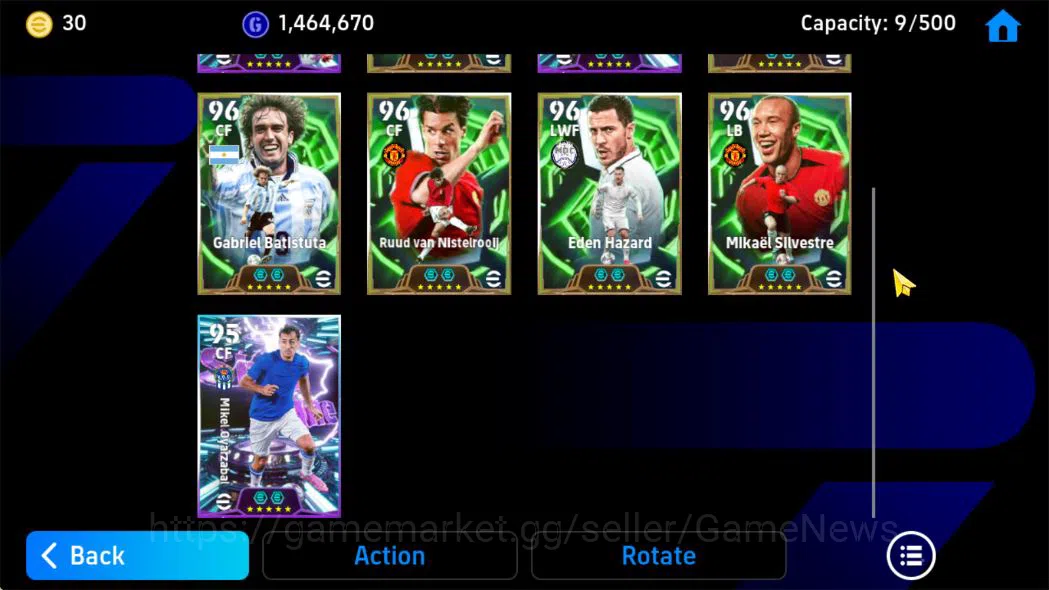 eFootball Accounts Mid-Tier Mobile|BlitzCurler(NeymarJr),VisionaryPass(Rijkaard),L Messi,Willpower(Dirk Kuyt),Phenom 5