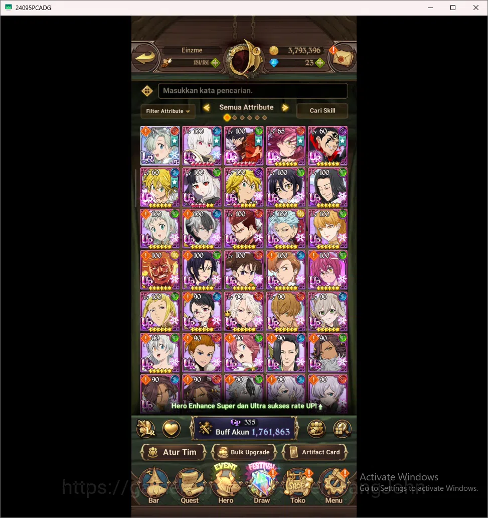 The Seven Deadly Sins: Grand Cross Accounts ASIA | 1,7M CC | 1 LR Elizabeth | 4 UR Merlin&Esca image 2
