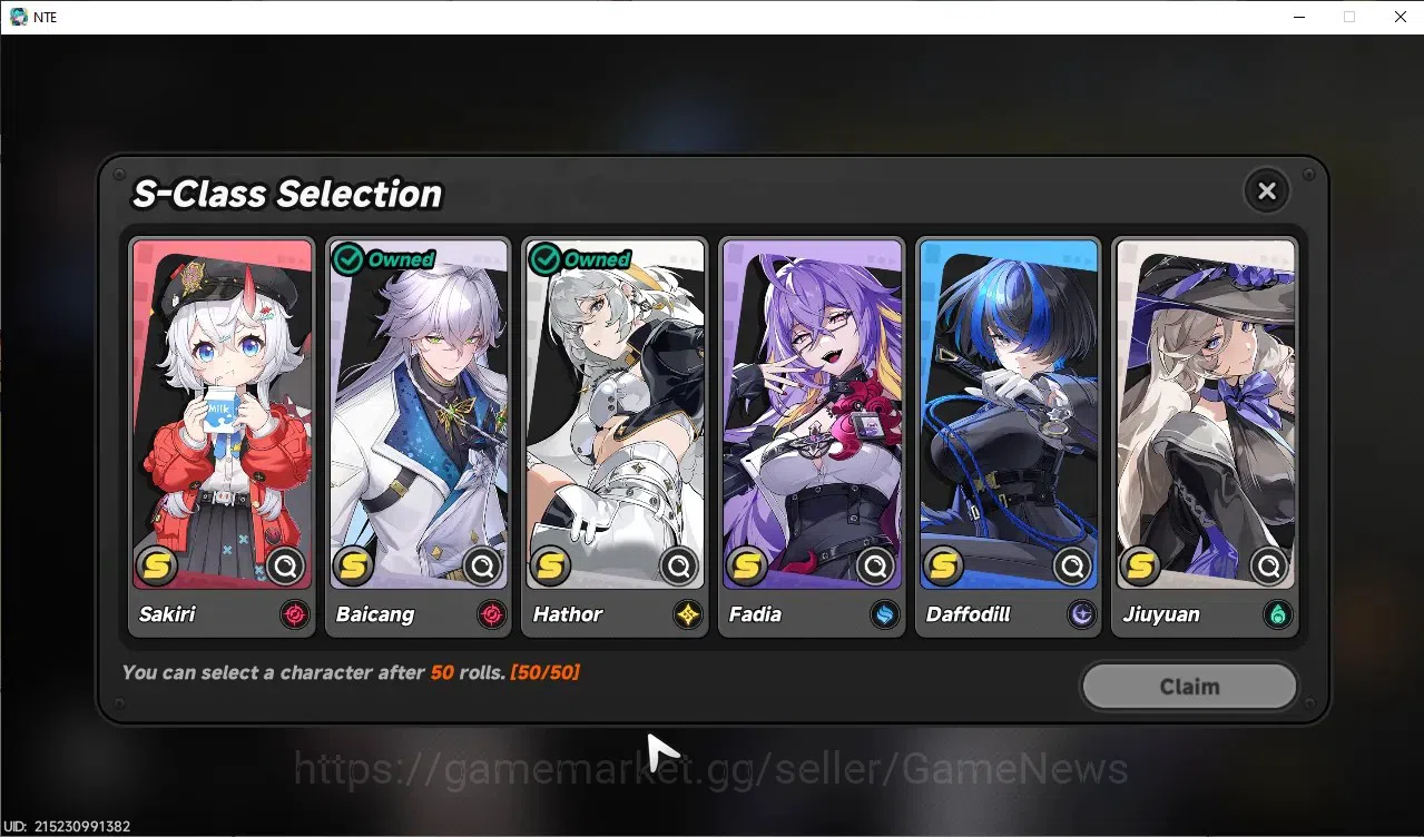 Neverness to Everness Accounts GLOBAL Europe|HL 3|3 SSR (Hotori,Hathor,Baicang)|1 image 10
