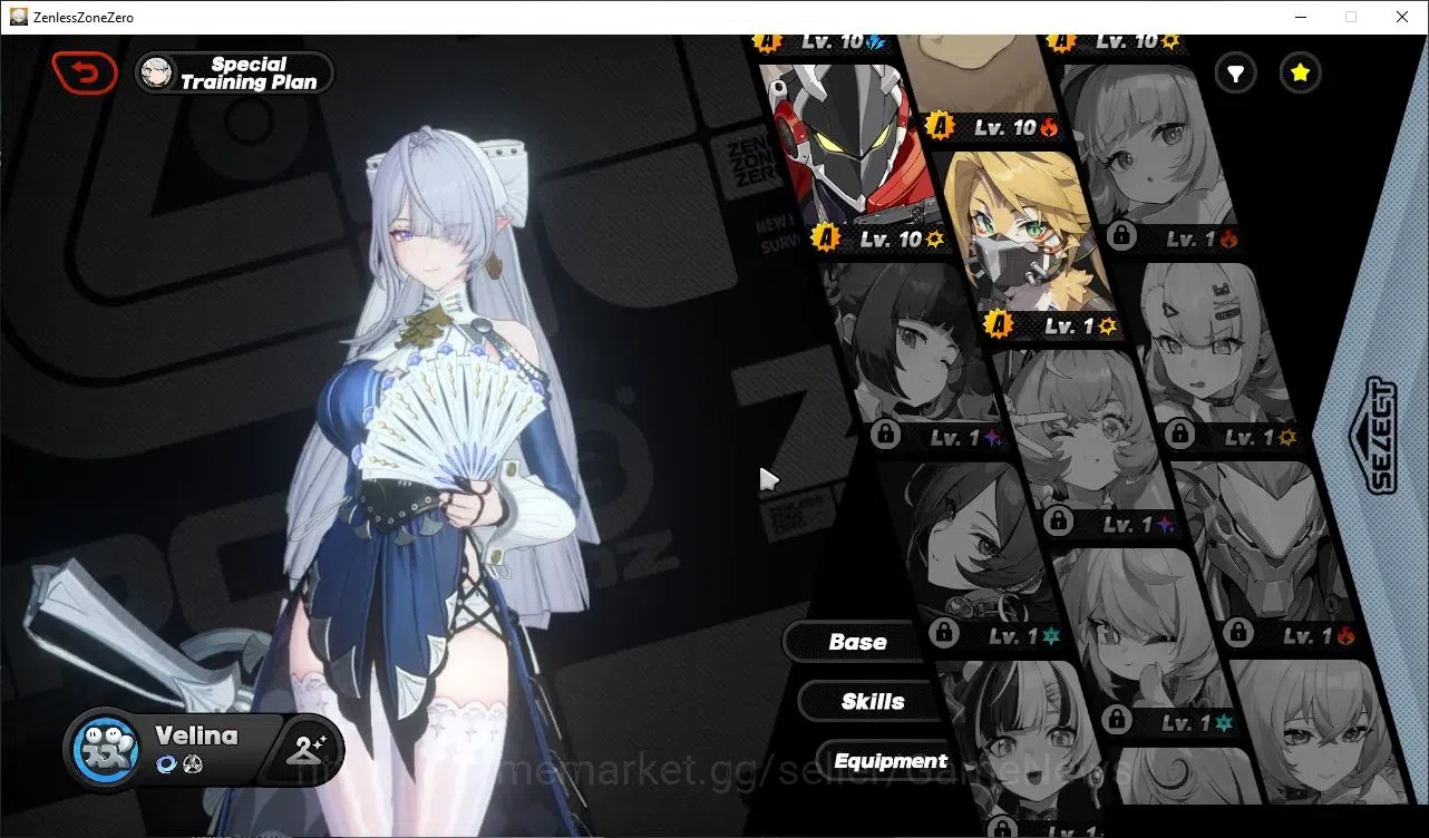 Zenless Zone Zero Accounts Starter Asia|IK 36|1 Limited [Velina] +2 STD Character (Rina,Soldier 11)| 1 S Bangboo|MC 2