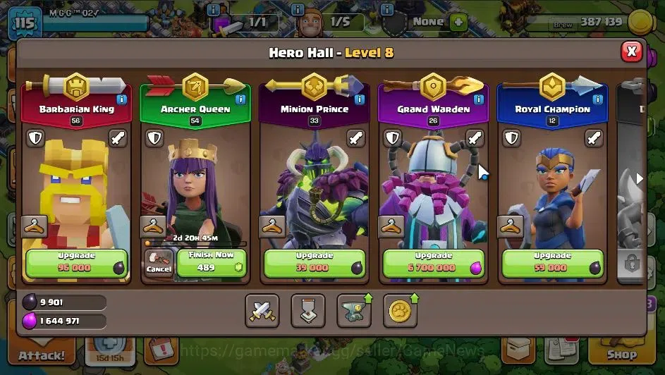 Clash of Clans Accounts Lv 115|TH 14 - BH 5|Limited Skin|HH 8|BK 56,AQ 54, image 10