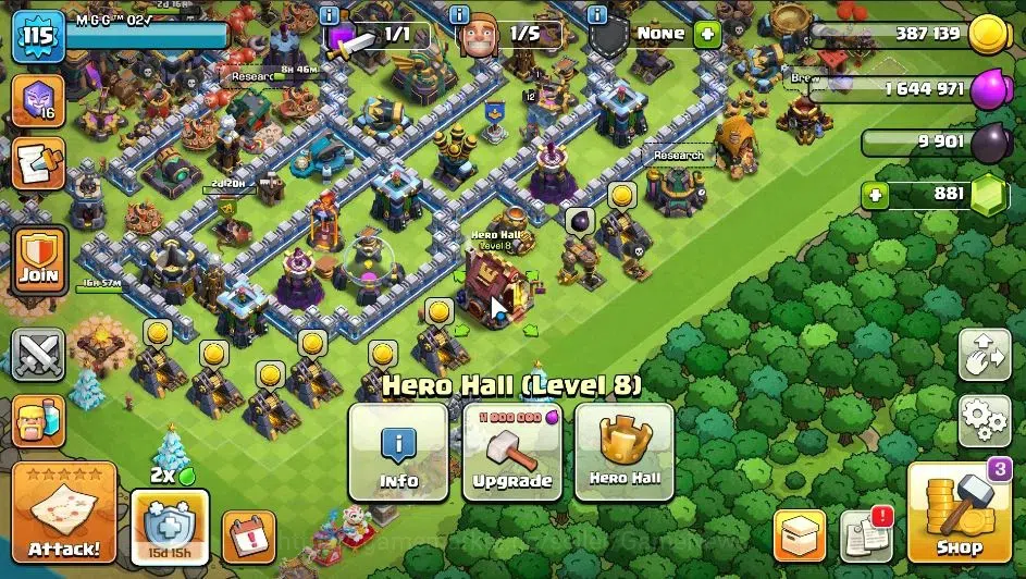 Clash of Clans Accounts Lv 115|TH 14 - BH 5|Limited Skin|HH 8|BK 56,AQ 54, image 2