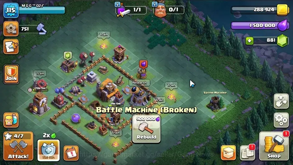 Clash of Clans Accounts Lv 115|TH 14 - BH 5|Limited Skin|HH 8|BK 56,AQ 54, image 4