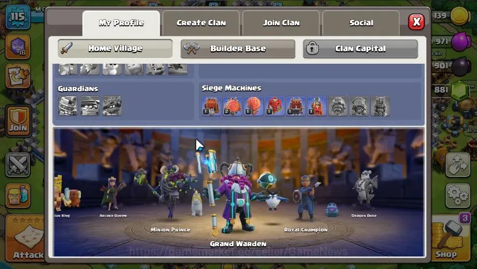 Clash of Clans Accounts Lv 115|TH 14 - BH 5|Limited Skin|HH 8|BK 56,AQ 54, image 7