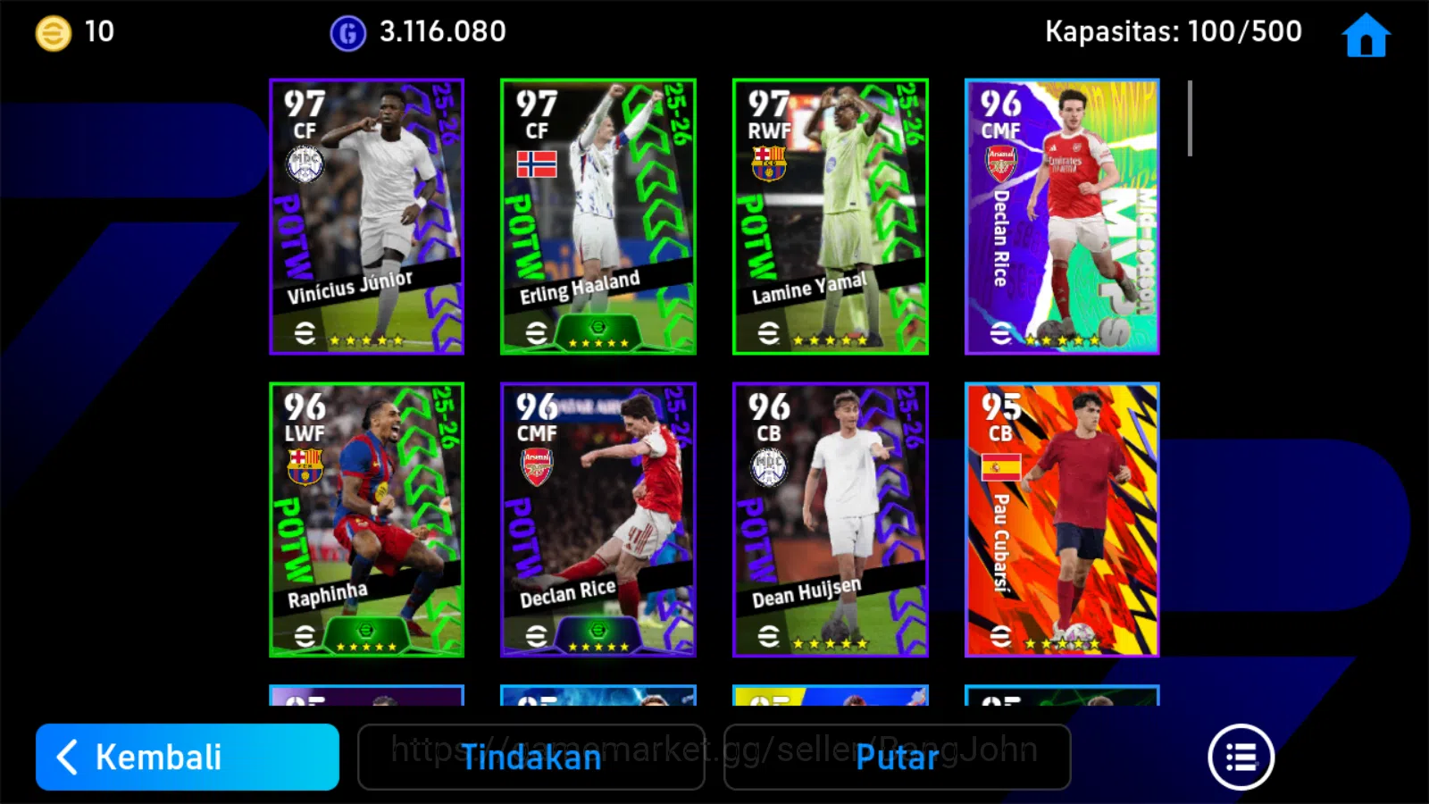 eFootball Accounts Android|Pwr 3182|Ibrahimovic epic, bellingham show image 2