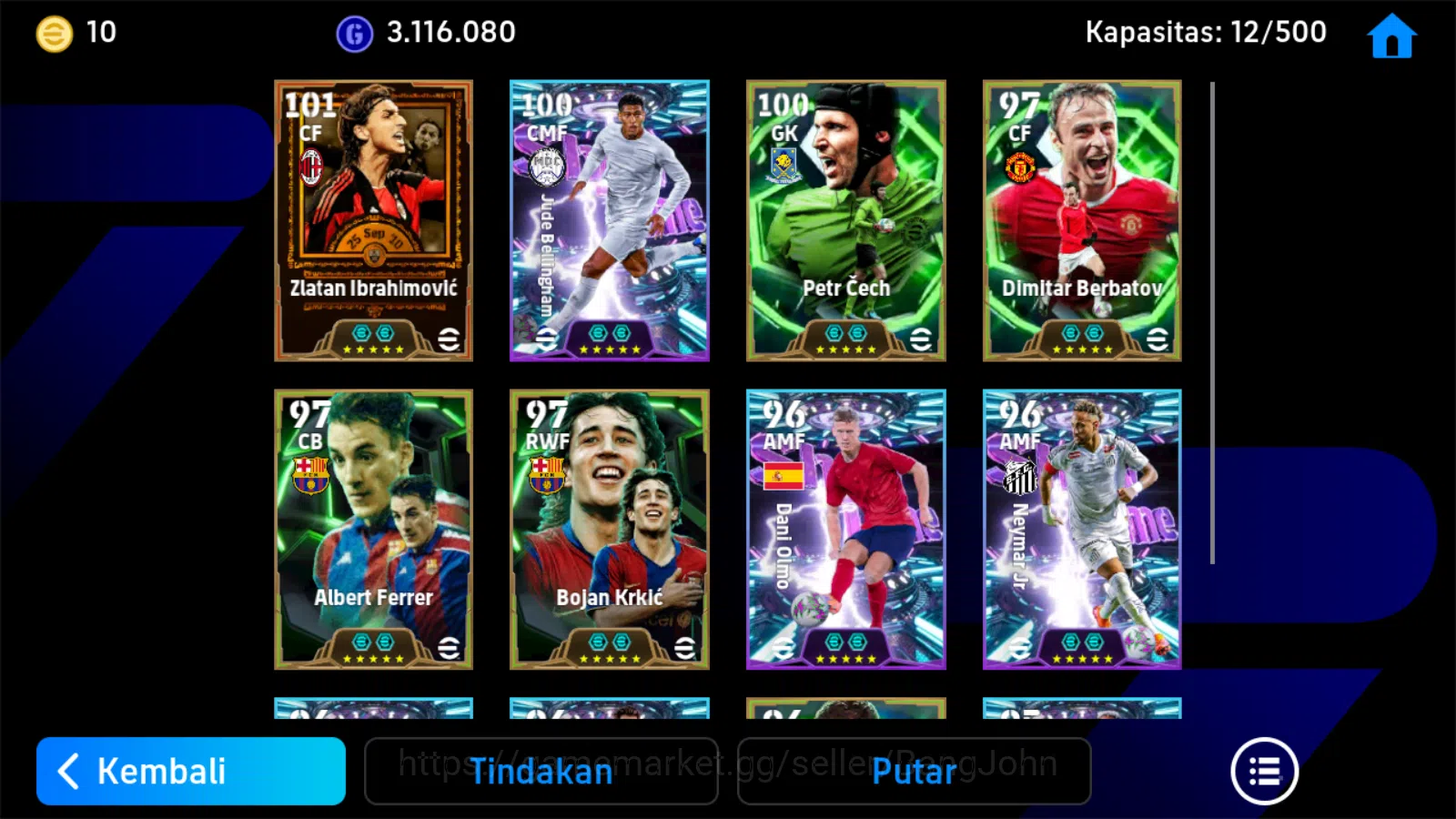 eFootball Accounts Android|Pwr 3182|Ibrahimovic epic, bellingham show image 4