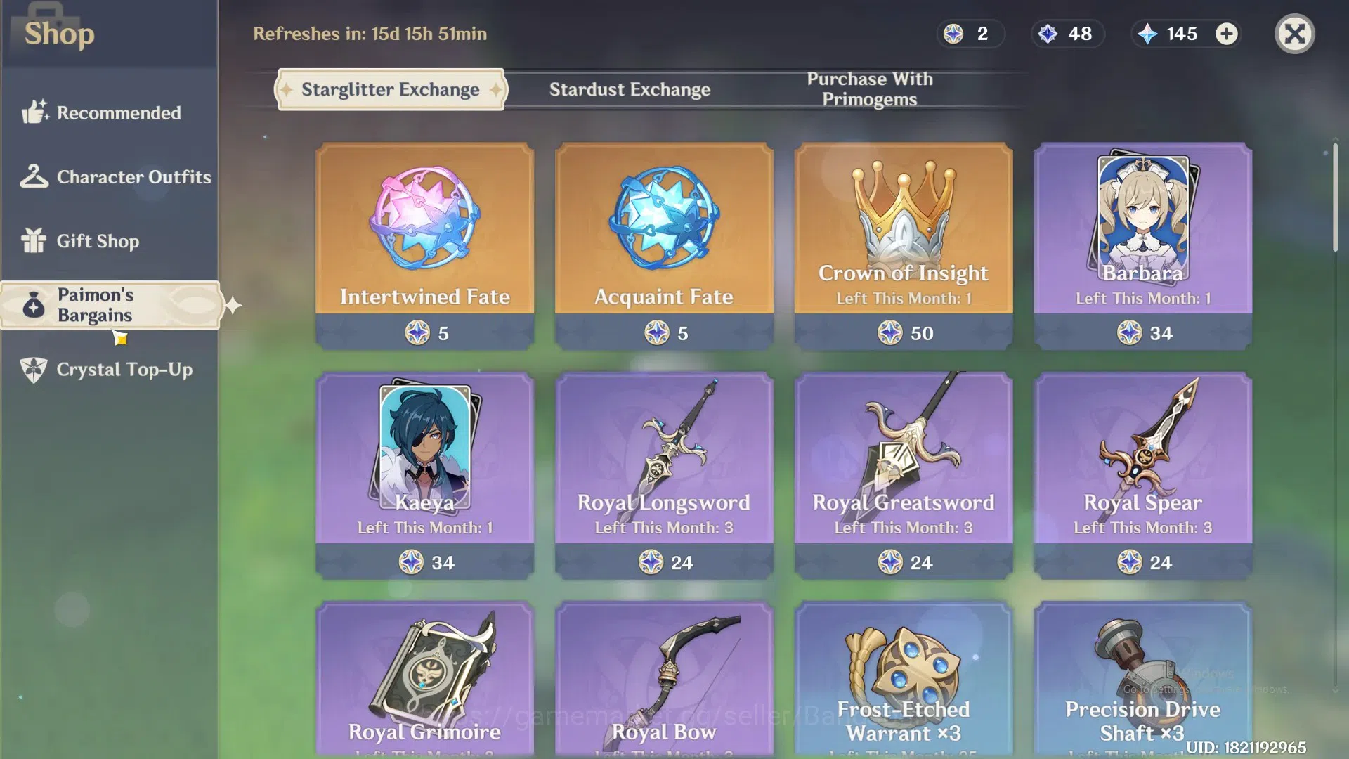 Genshin Impact Accounts ASIA | AR 46 |2 Limited + 2 Standar |[Flins,Durin, image 2
