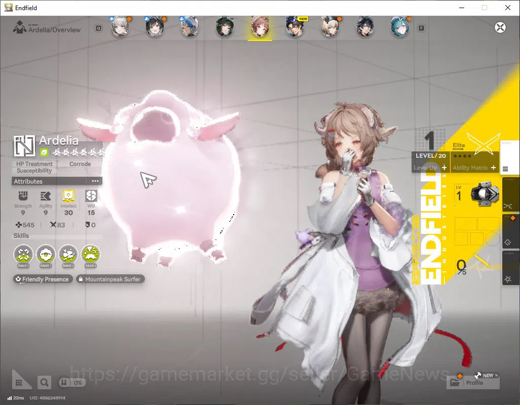 Arknights: Endfield Accounts ASIA|Lv8|Fresh Starter|SSR2(1Limit)+2(*6WP)|Zhuang image 12