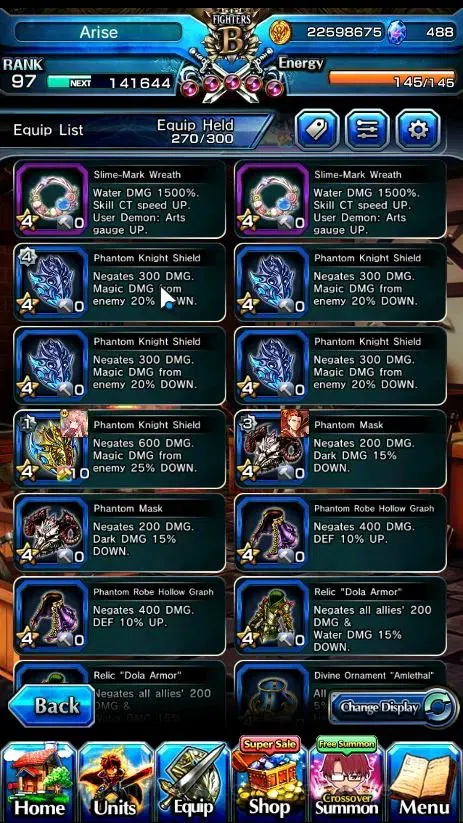 Grand Summoners Accounts Global|Rank 97|29 Ascend+10 TW|[Paladin Roy,H.Inum image 13