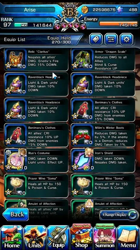 Grand Summoners Accounts Global|Rank 97|29 Ascend+10 TW|[Paladin Roy,H.Inum image 14