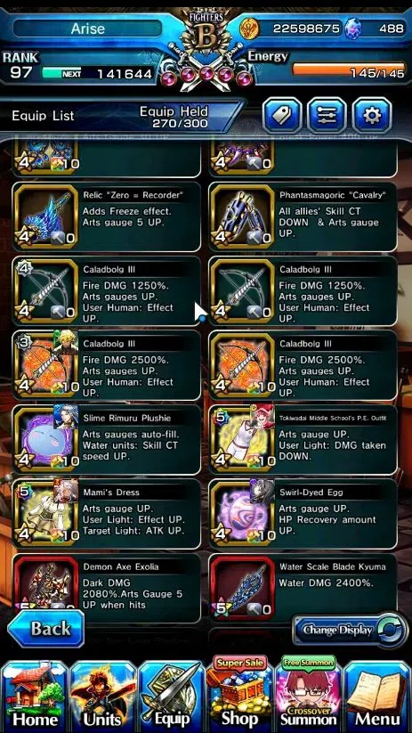 Grand Summoners Accounts Global|Rank 97|29 Ascend+10 TW|[Paladin Roy,H.Inum image 17