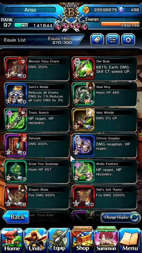 Grand Summoners Accounts Global|Rank 97|29 Ascend+10 TW|[Paladin Roy,H.Inum image 6