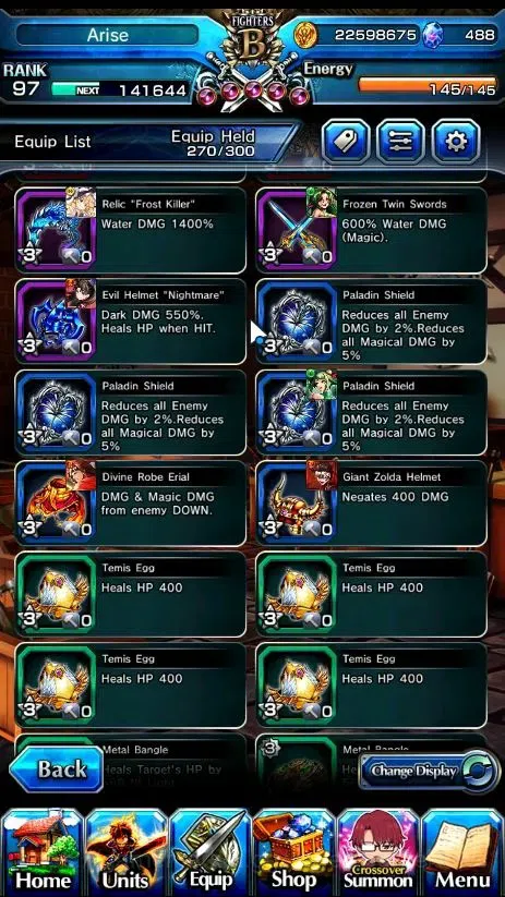Grand Summoners Accounts Global|Rank 97|29 Ascend+10 TW|[Paladin Roy,H.Inum image 7
