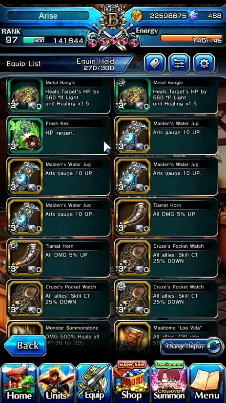 Grand Summoners Accounts Global|Rank 97|29 Ascend+10 TW|[Paladin Roy,H.Inum image 8