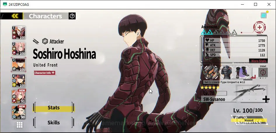 Kaiju No. 8 The Game Accounts [MOBILE] 9 Limit 16 SSR ([Hoshina UF A2,Meixing,Mi image 5
